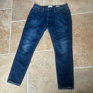 Frame L'Homme Skinny Blue Benjamin Denim Jeans size 32 with 28” Inseam.
